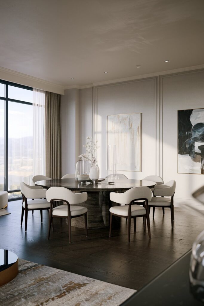 Minimalist Modern Dining Room