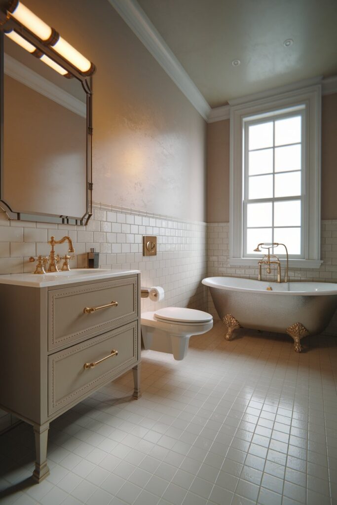 Light-Colored Floor Tiles