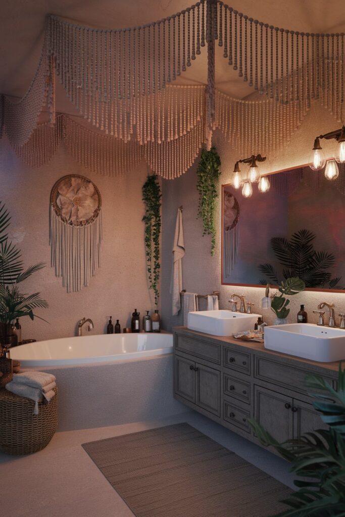 Hippie-Chic Lighting with Beads or Fringe