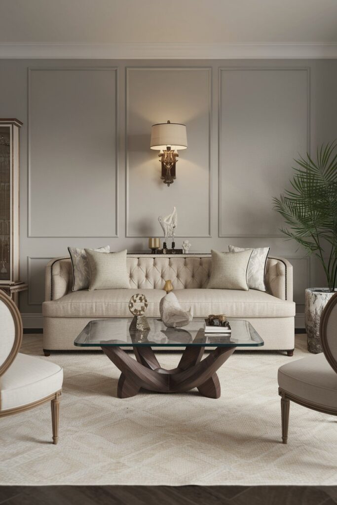 Neutral Beige Sofa for a Calming Ambience