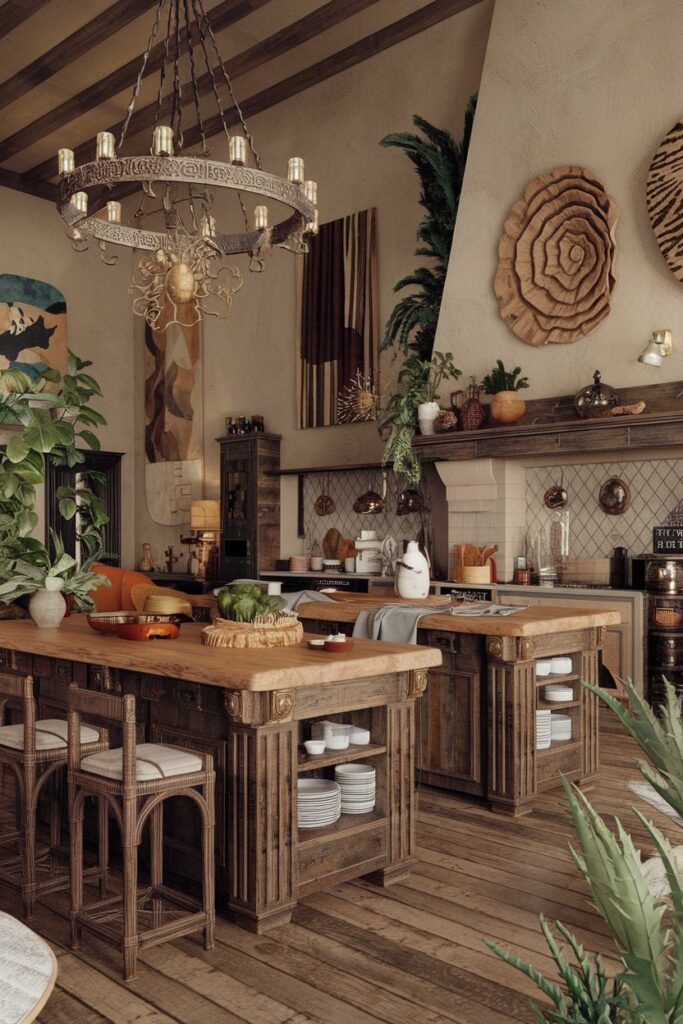 Reclaimed Wood Islands and Furniture