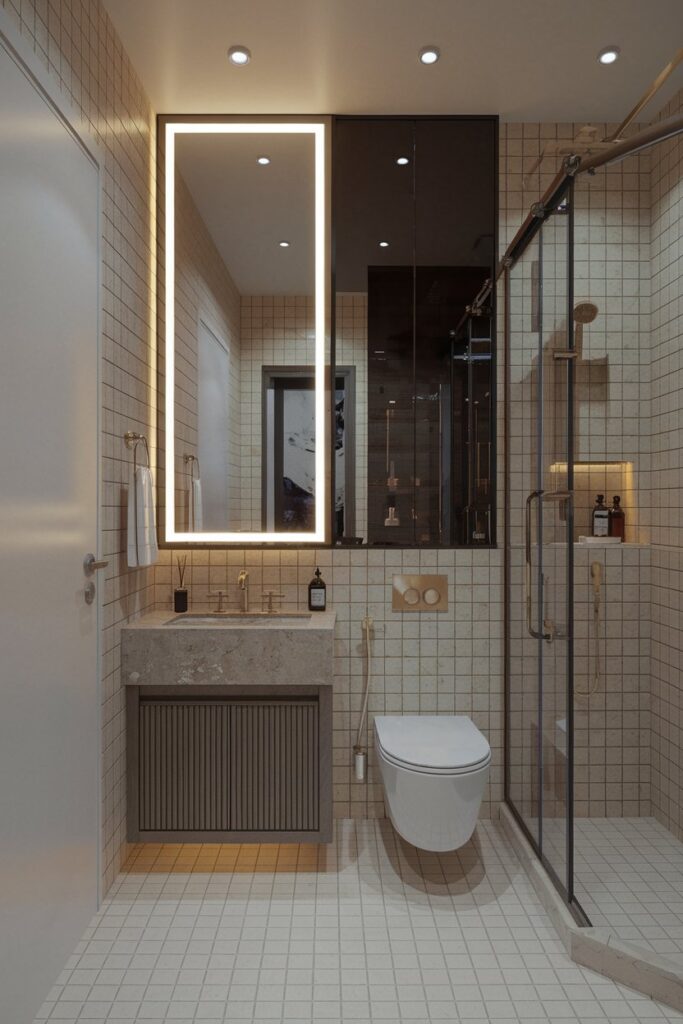 Backlit Mirrors or Vanity Lighting