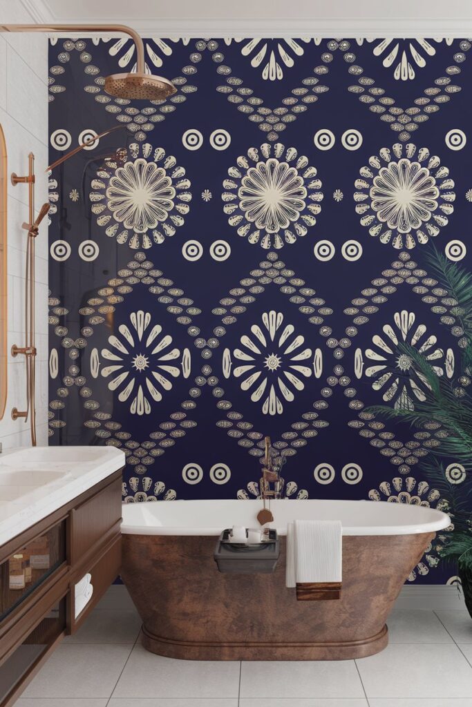 Bold Wallpaper with Global or Tribal Prints