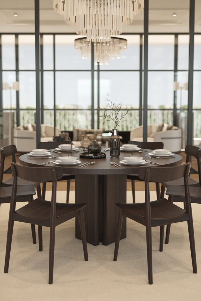 Modern Round Dining Table Designs