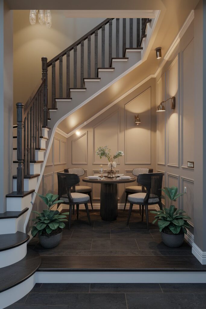 Dining Areas under the Stairs
