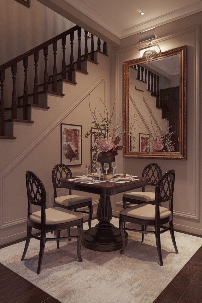 Dining Areas under the Stairs