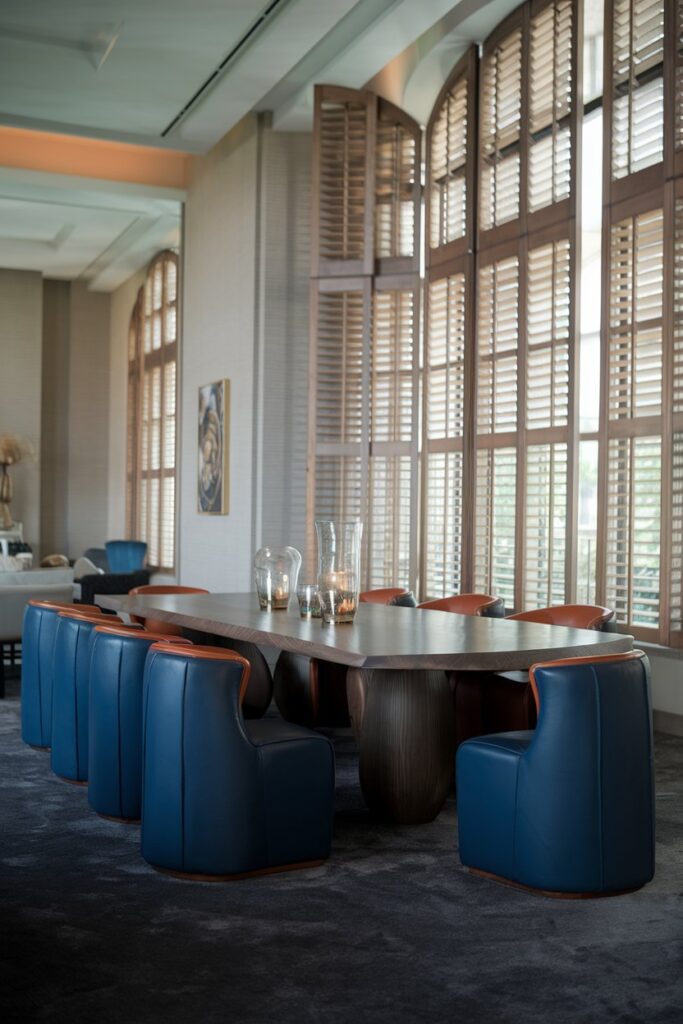 Luxury Touches in a Modern Dining Room