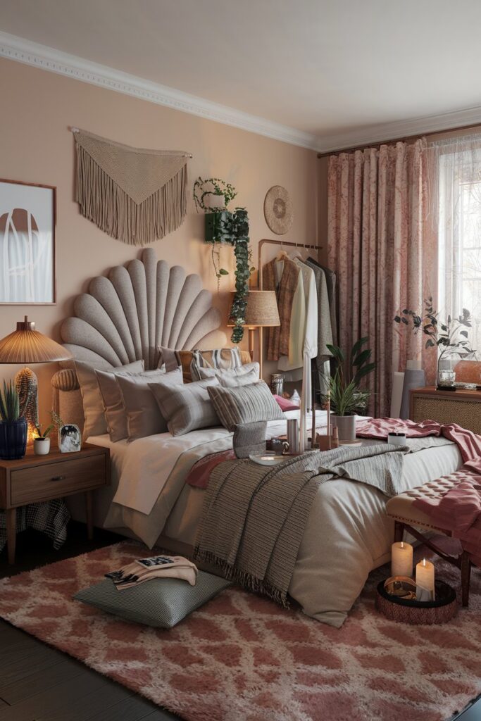 Cluttered but Curated Boho Corners