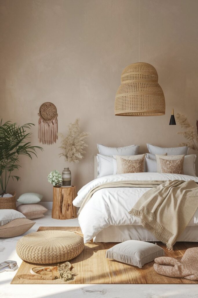 Layered Rugs for Boho Flair