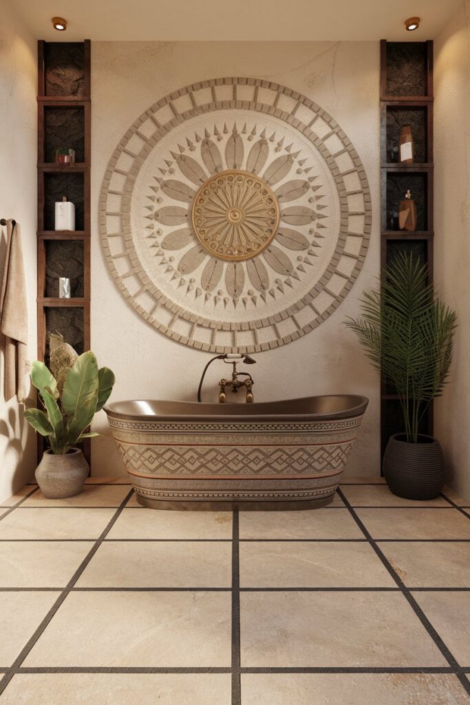 Southwestern Motifs and Aztec-Inspired Details