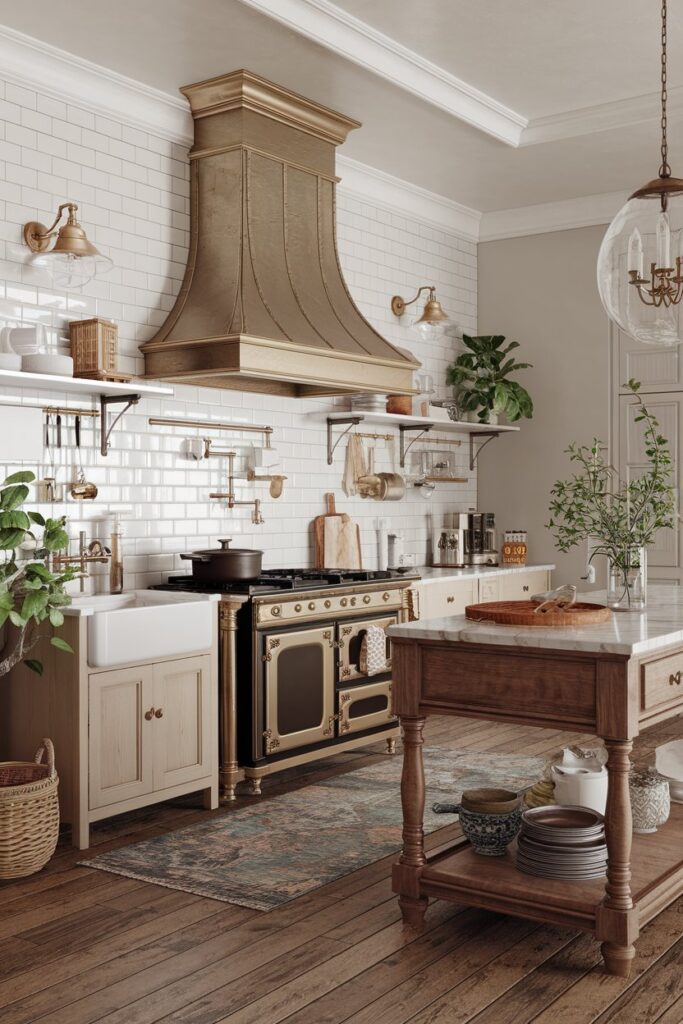 Cottage-Boho Fusion Kitchen Decor