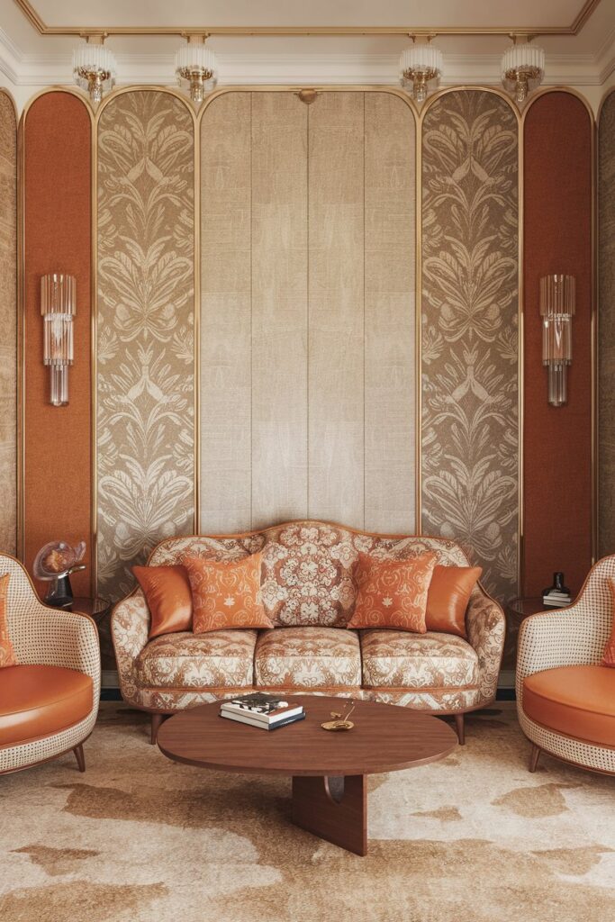 Retro Sofa Design with Funky Prints