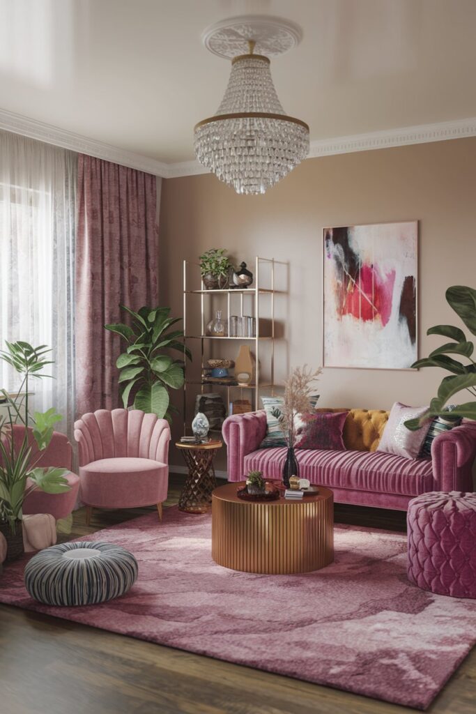 Colorful Mismatched Furniture