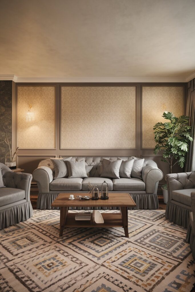 Family-Friendly Sofa with Washable Covers