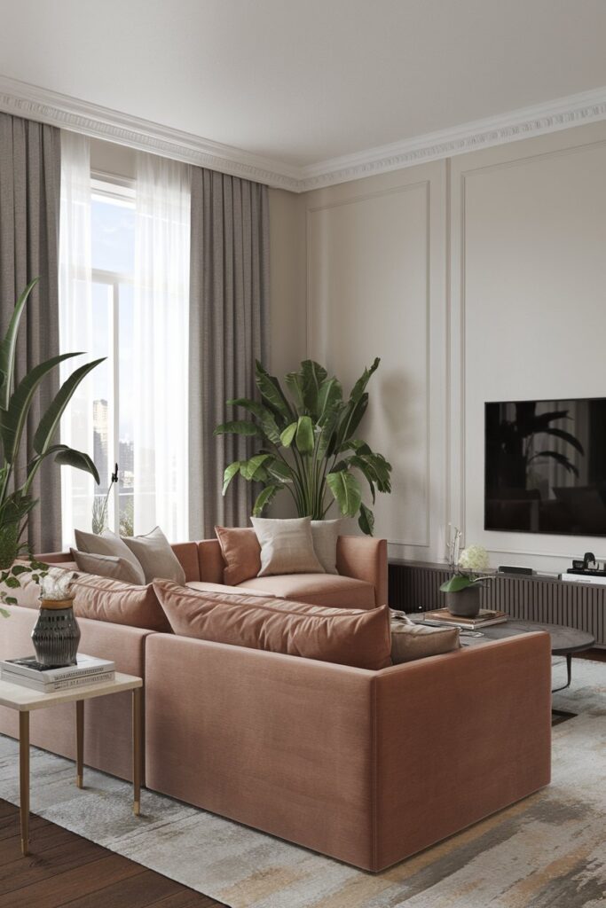 Family-Friendly Sofa with Washable Covers