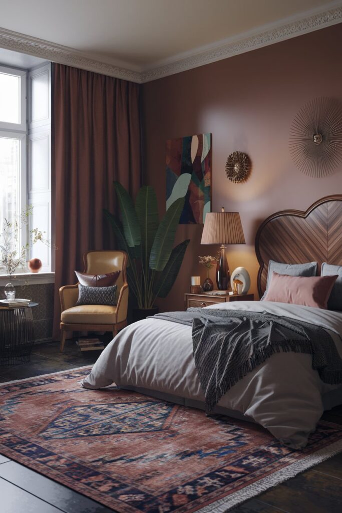 Muted Tones with Pops of Jewel Colors