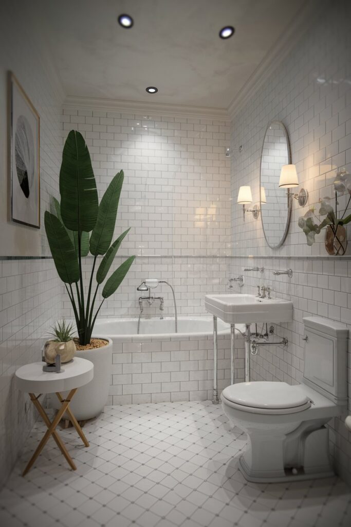 Use of Plants in Small Bathrooms