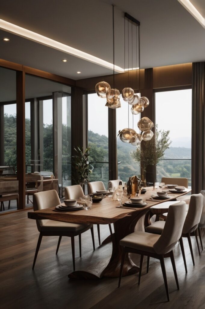 Modern Dining Chairs with Unique Silhouettes