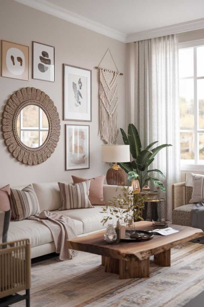 Statement Mirrors with Boho Frames