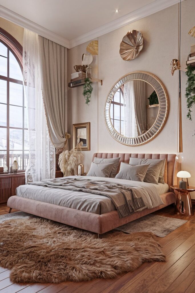 Boho Bedroom with a Touch of Glam