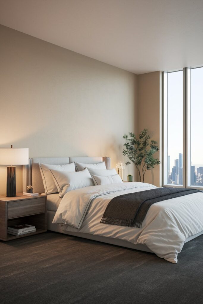 Minimalist Bedroom with a View