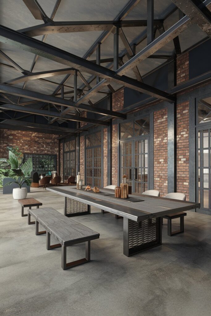 Industrial Modern Dining Room