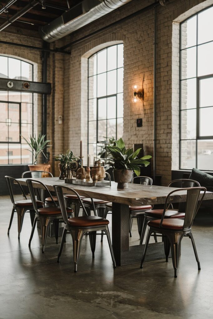 Industrial Modern Dining Room