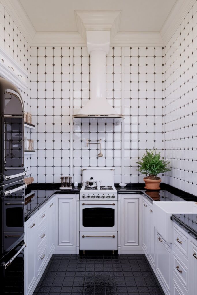 Statement Backsplash in Small Spaces
