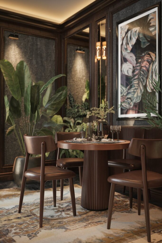Using Plants to Liven Up Small Dining Rooms