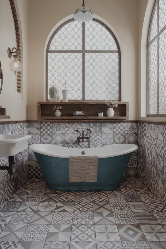 Freestanding Tubs with a Vintage Boho Look