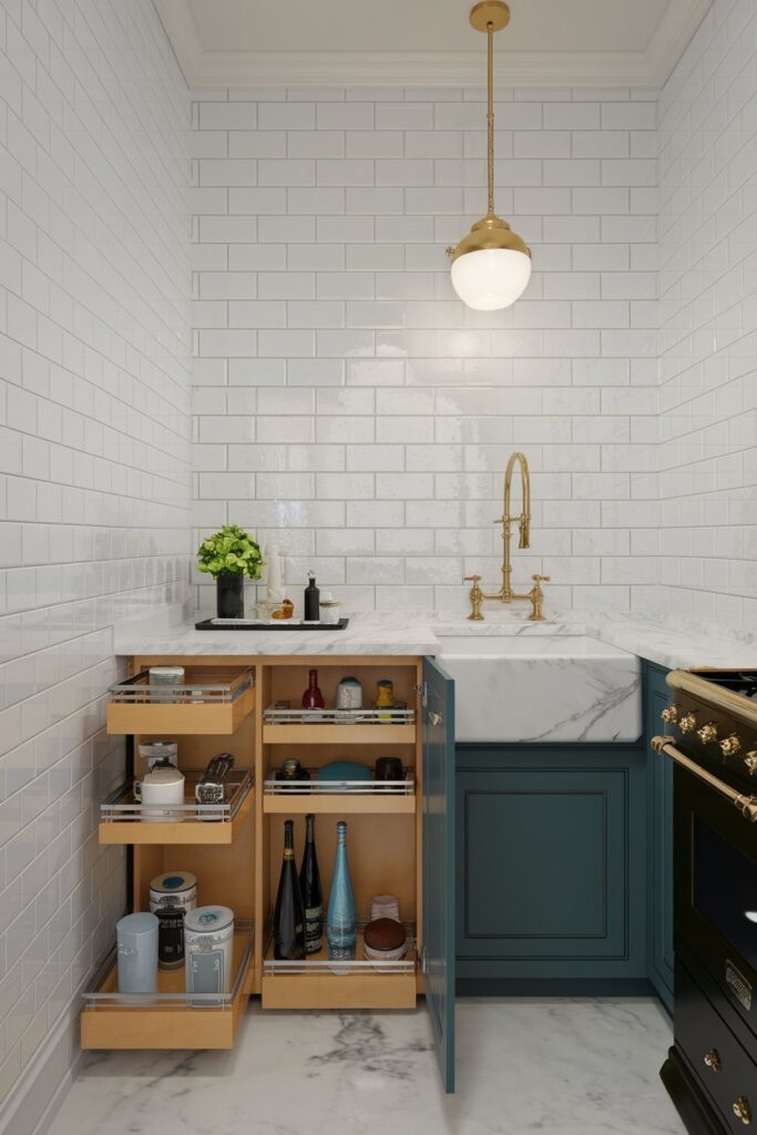 Pull-Out Pantry Cabinets