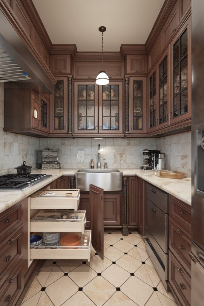 Pull-Out Pantry Cabinets