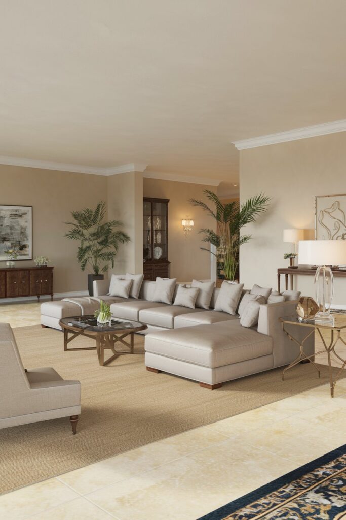 Sectional Sofa for a Large Open Living Room