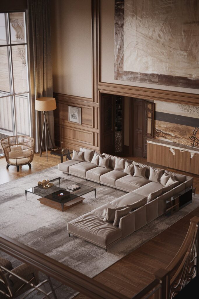 Sectional Sofa for a Large Open Living Room