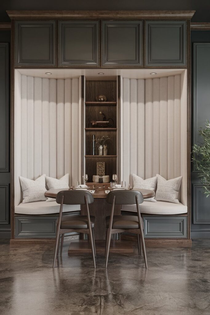 Built-In Banquettes with Storage