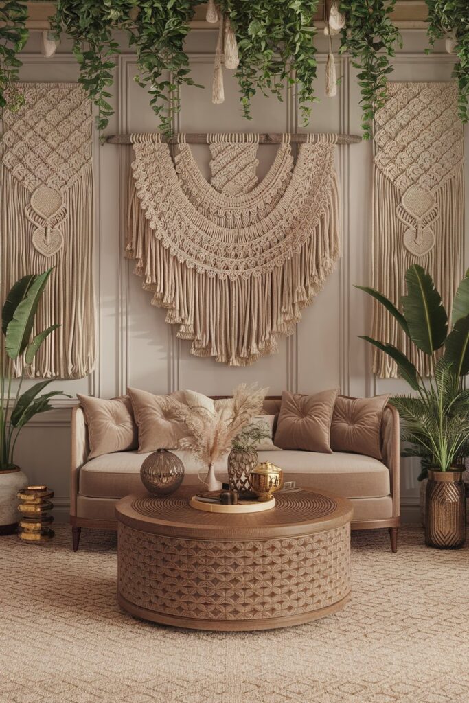 Macramé Wall Hangings and Decor