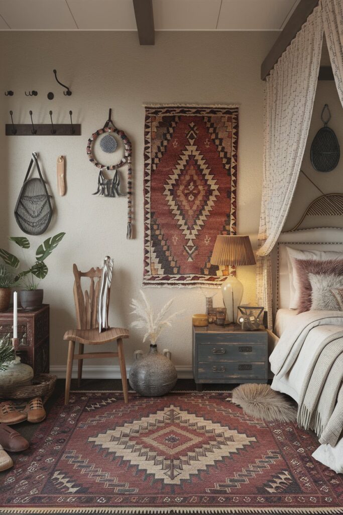 Vintage Rugs with Tribal Patterns