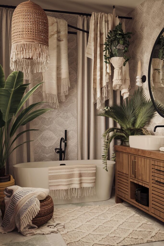 Layered Textiles Towels, Curtains, and Throws