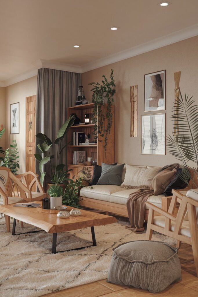 Natural Wood Furniture and Accents