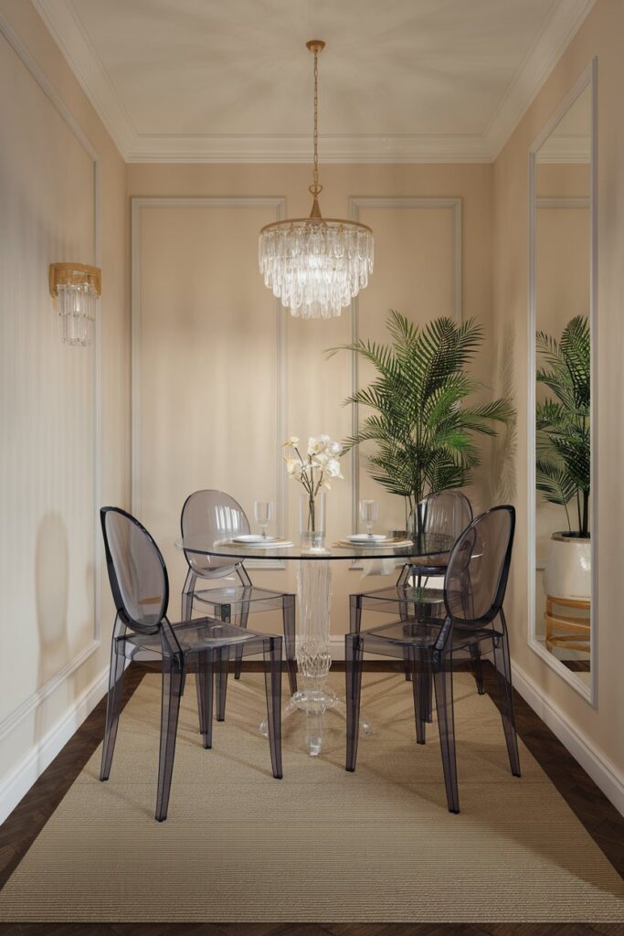 Transparent Furniture (Glass or Acrylic Tables)