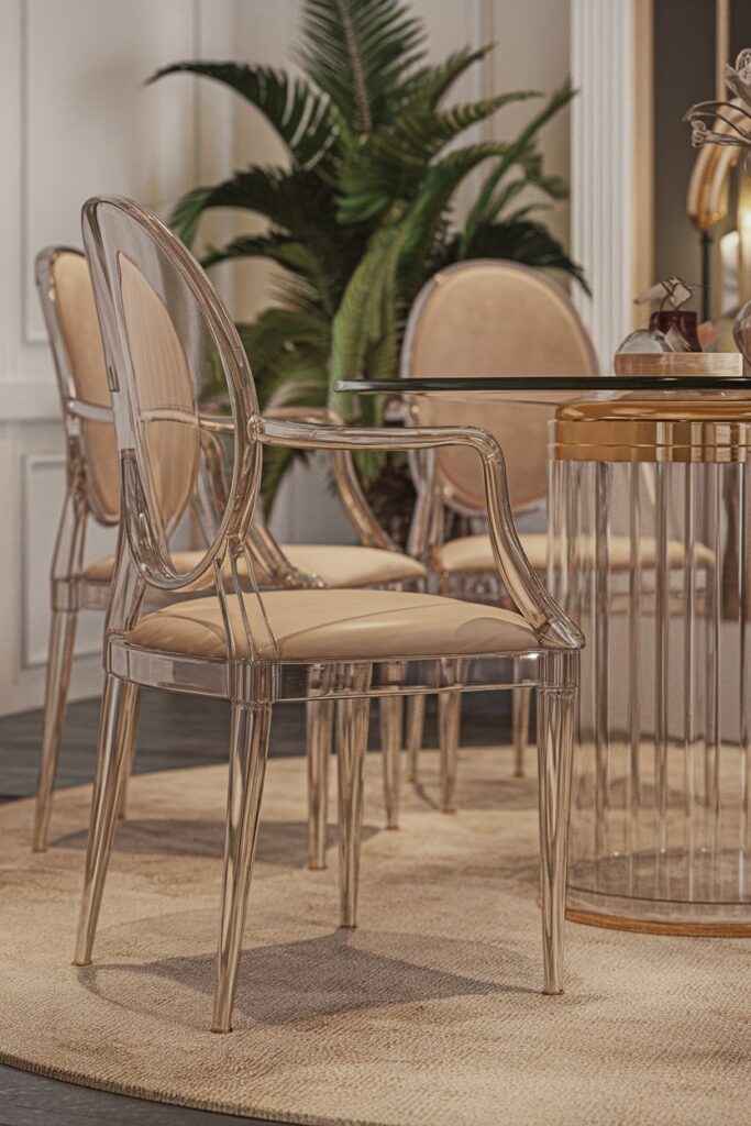Transparent Furniture (Glass or Acrylic Tables)