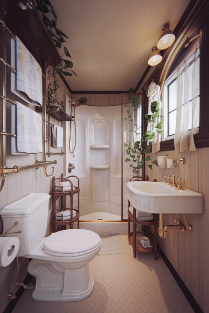 Ladder Shelves for Towels