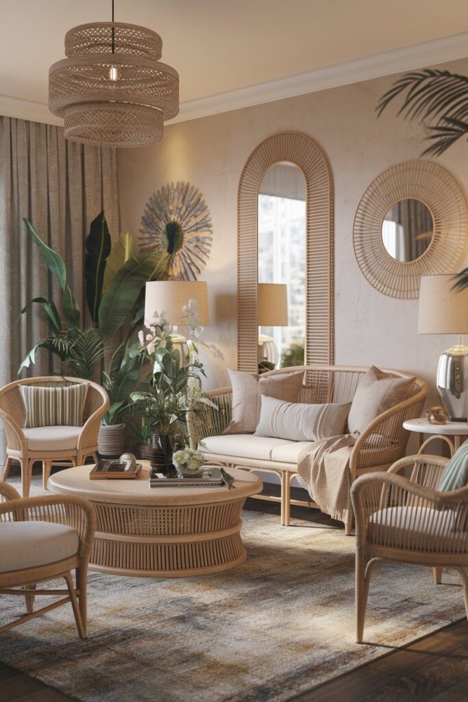 Boho Rattan and Wicker Furniture