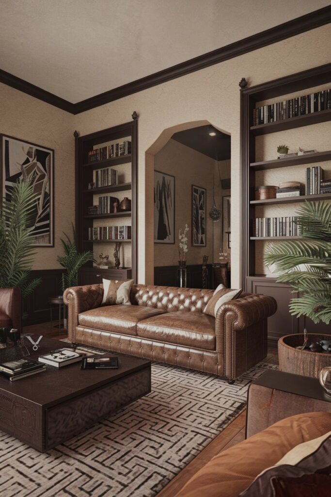 Leather Sofa for a Masculine Edge