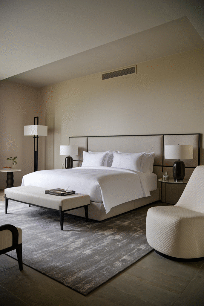 Small Bedroom with Hotel-Luxury Vibe