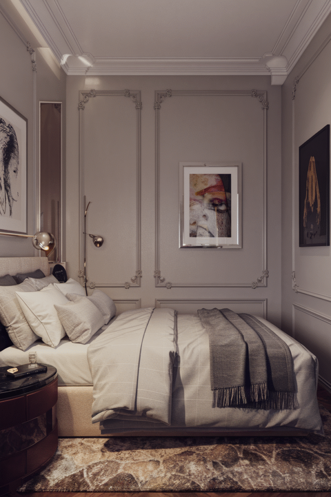 Small Bedroom with Hotel-Luxury Vibe