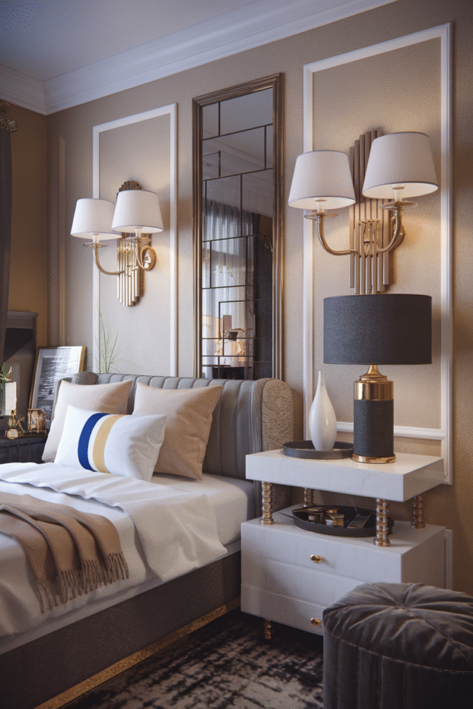 Wall-Mounted Sconces Instead of Lamps