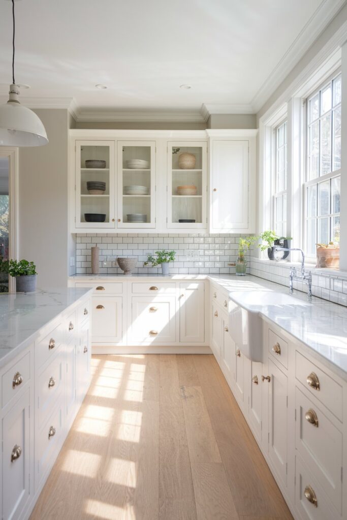 Classic White Cabinets for a Clean, Timeless Look