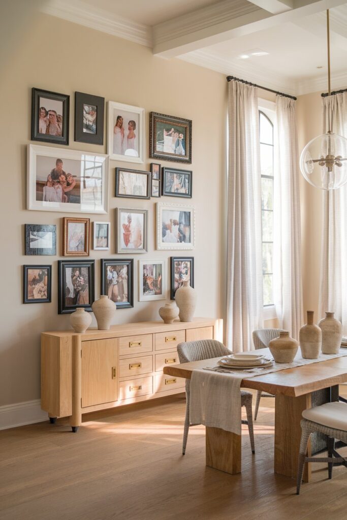 Gallery Wall with Family Photos