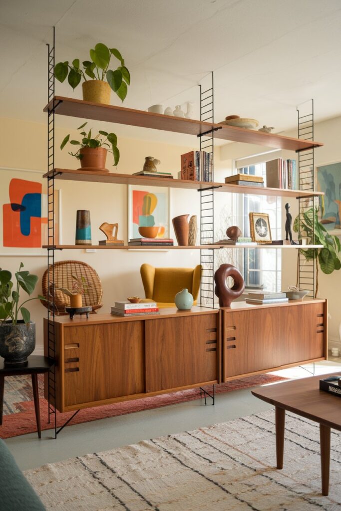 Modular Shelving Units with Open Designs